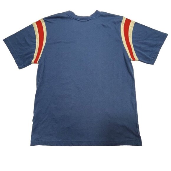 NFL TEAM APPAREL NY Giants T-Shirt Unisex Kids Large (12-14) Blue Short Sleeves - Picture 2 of 8